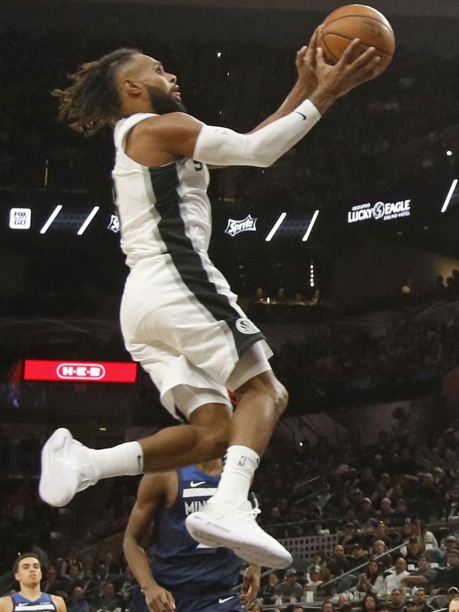 Patty Mills came of the bench in the Spurs win over Minnesota. Picture: Getty Images/AFP