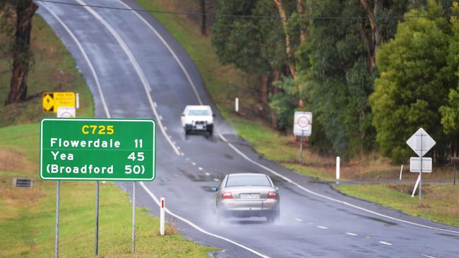 Drivers are being warned to be careful of black ice in winter, with Whittlesea-Yea Rd one of the worst.