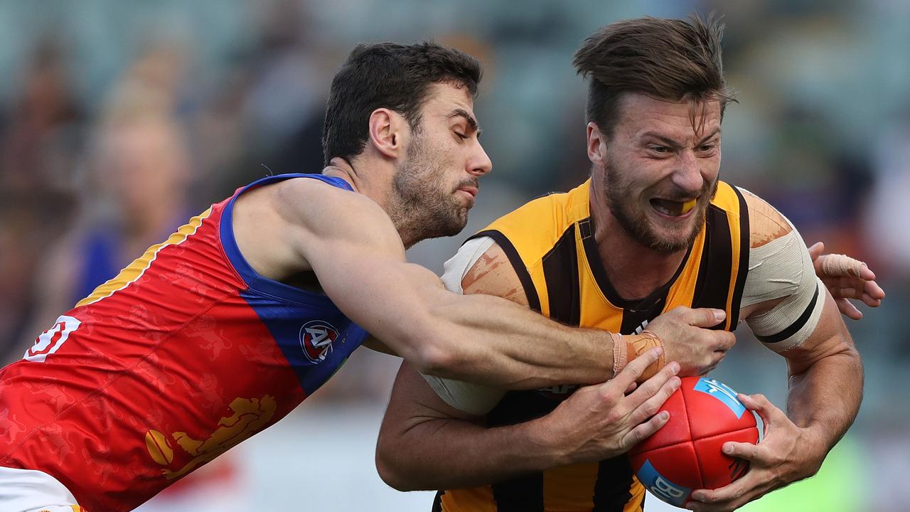 Jack Fitzpatrick (right) has opened up on life after footy. Photo: Robert Cianflone/Getty Images