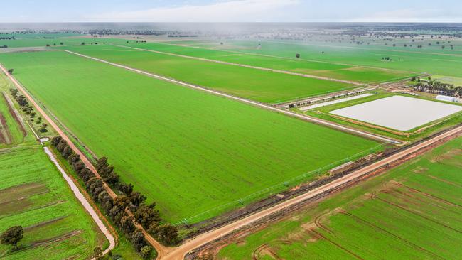 The Shelmerdine family are selling their 1000ha Moama aggregation.