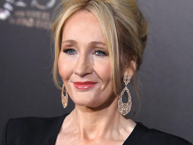 (FILES) This file photo taken on November 10, 2016 shows  Author J.K. Rowling attending the 'Fantastic Beasts and Where to Find Them' World Premiere at Alice Tully Hall, Lincoln Center in New York. The movie "Fantastic Beasts and Where to Find Them" -- another foray into the world of wizardry from "Harry Potter" author JK Rowling -- topped North American box offices in its debut as it took in $75 million, an industry group said November 20, 2016. Based on a book Rowling wrote in 2001 -- it  purports to be a reproduction of a textbook that was owned by Potter and required reading for all first-year Hogwarts students -- the film is a story of wizardry and magical critters run amok in grim, sooty 1920s New York City.  / AFP PHOTO / ANGELA WEISS