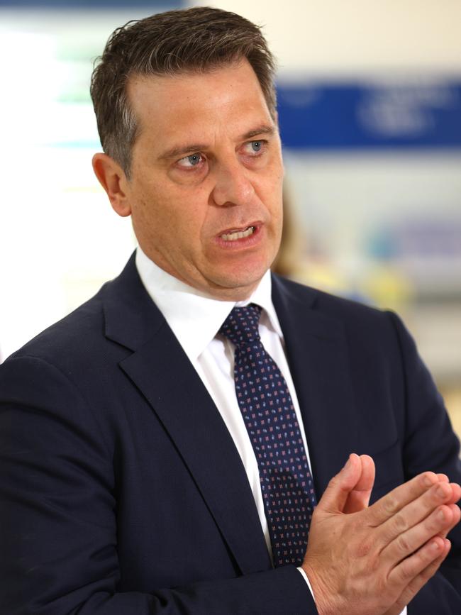 NSW Health Minister Ryan Park said an interim agreement has been met following the ongoing nurses wage dispute. Picture: NewsWire / Damian Shaw