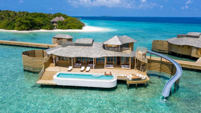 The Maldives' Soneva Fushi was awarded best beach hotel in the world