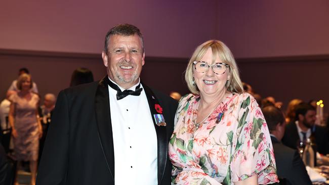 Bob Epps and Lorna Epps attend the Cairns RSL sub branch annual Thank You For Your Service gala dinner, held at the Pullman International hotel. Picture: Brendan Radke