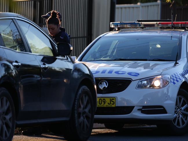 NSW Police MEOC teams at Telopea St, Punchbowl.