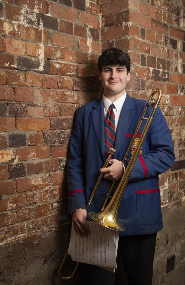 Thomas St Clair-Holmes of Downlands College after competing in a solo section of the 78th City of Toowoomba Eisteddfod at The Empire, Saturday, July 27, 2024. Picture: Kevin Farmer