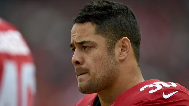 Hayne during his stint with the San Francisco 49ers. Picture: Getty