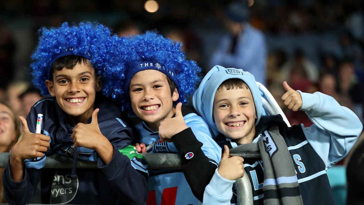 Blues fans were out in force. Photo by Brendon Thorne/Getty Images