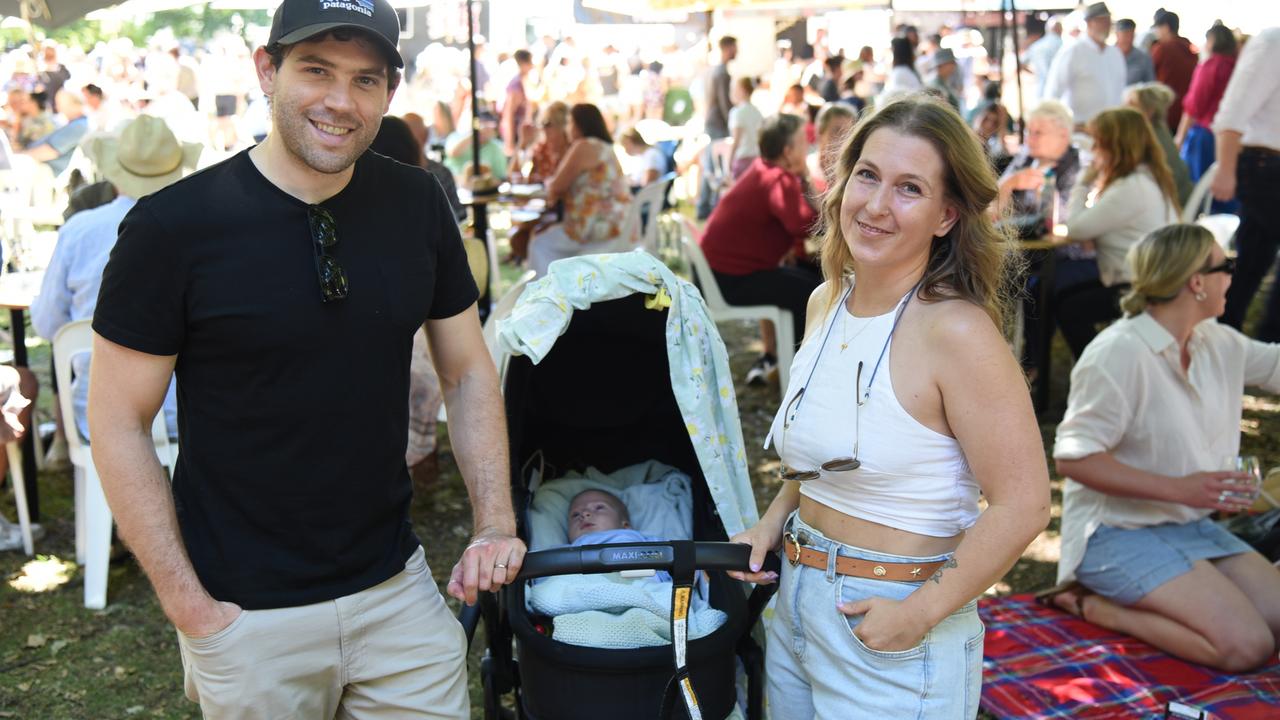 JP, Louis and Zhel Viviers at Day 3 of Launceston Festivale 2023. Picture: Alex Treacy