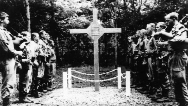 The piper's lament for Australia’s dead of Long Tan. Of the more than 520 killed in the war overall, at least 35 were born in the British Isles and 11 in Germany – the number who identified as Indigenous may be fewer than a dozen. Picture: AAP/Australian War Memorial