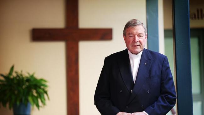 27/11/2013 NEWS: 27/11/2013 NEWS: Cardinal George Pell pictured at Mary Mackillop place in Sydney. N26656377 N26656377