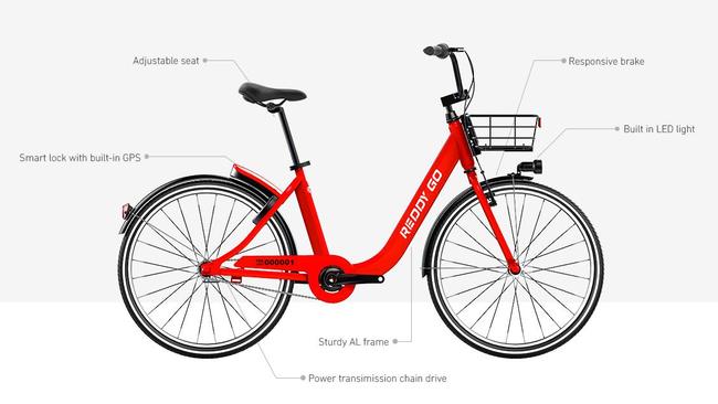 The bike offered by Reddy Go