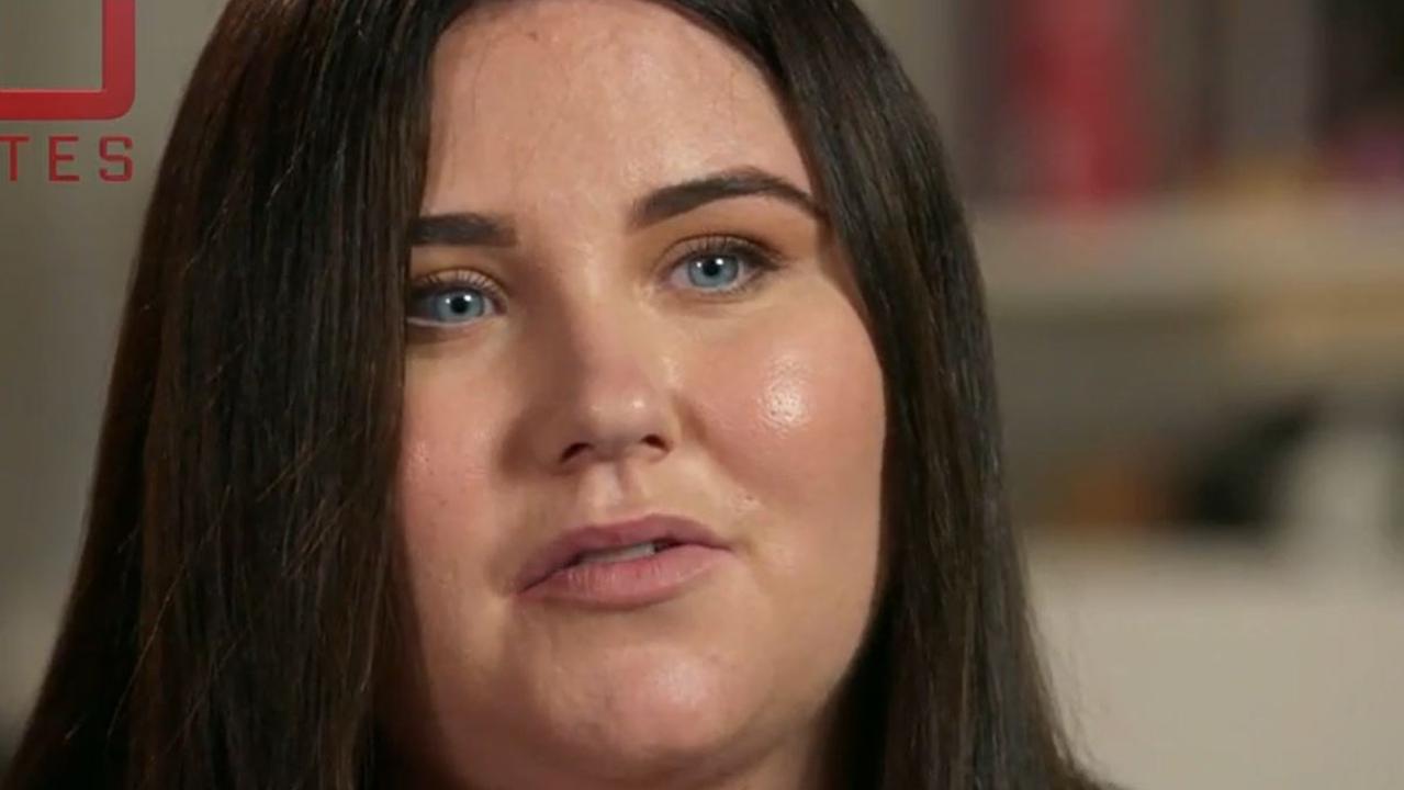 Ellie Smith revealed the horrifying moment she realised her daughter had been taken. Picture: 60 Minutes/Channel 9