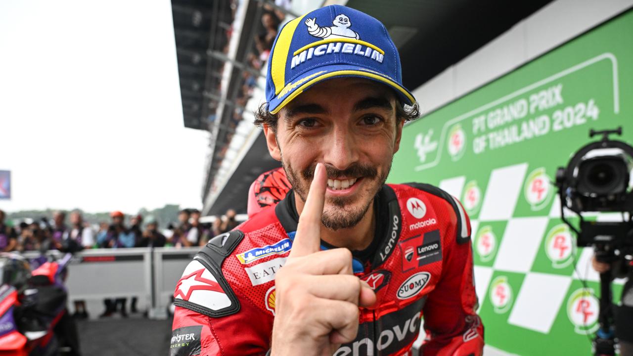 Bagnaia’s Thailand win was critical, but he still has a mountain to climb. (Supplied/MotoGP Press)