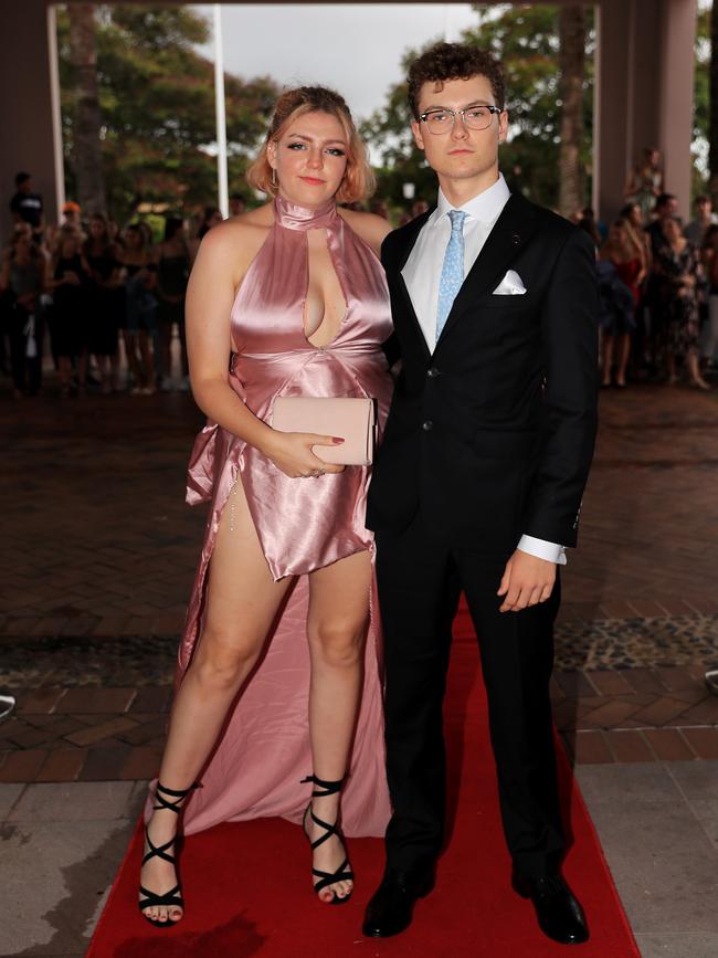 19th February 2021 - Cooper Rigby and Reese Brinkman - Coomera Anglican College is the first Gold Coast school formal of 2021 at Links Hope Island Golf Club Photo: Scott Powick Newscorp