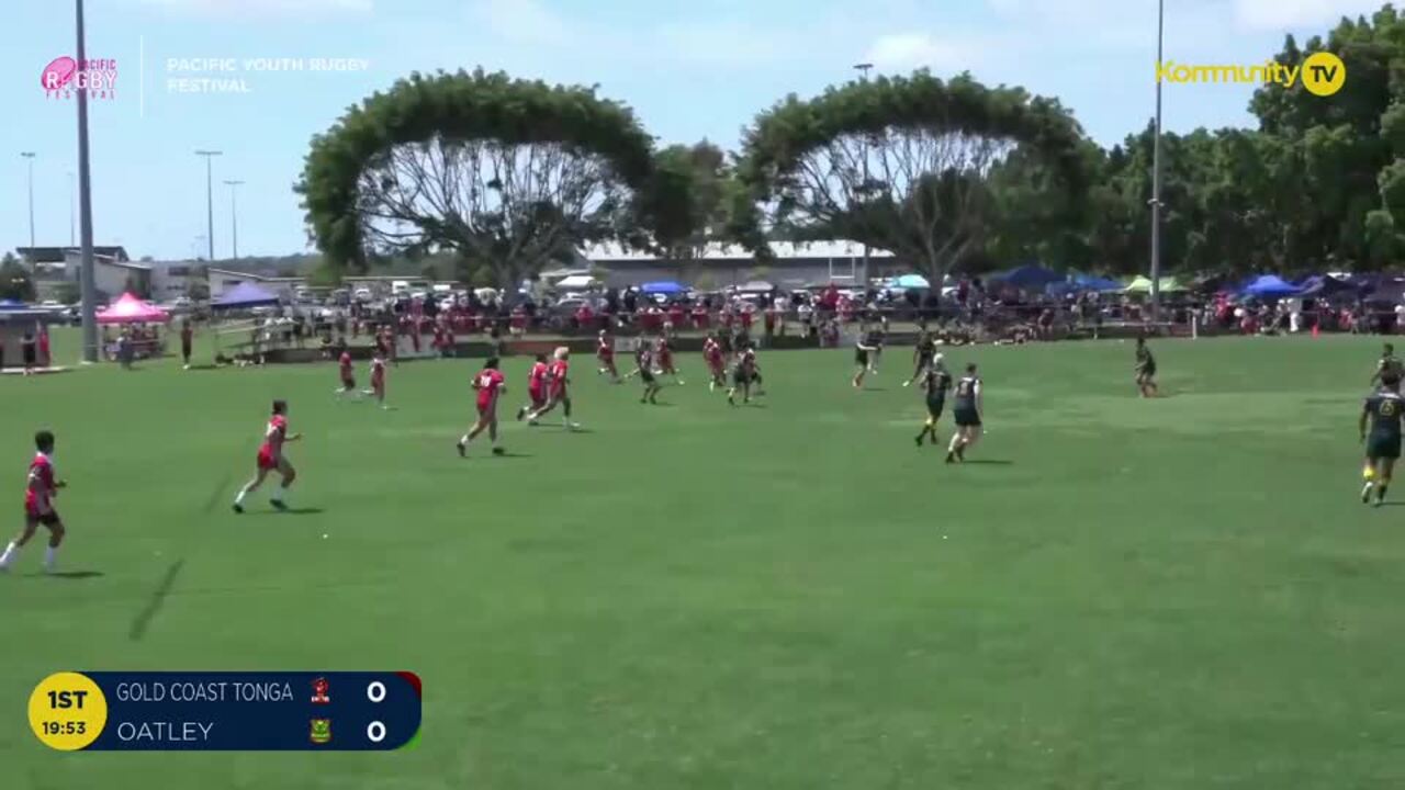 Replay: Gold Coast Tonga v Oatley (U14 boys) - 2024 Pacific Youth Rugby Festival Day 1