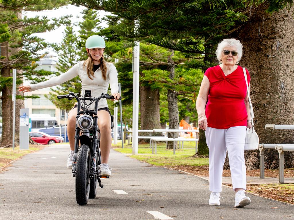 The campaign includes a simple three-part voluntary code of conduct for e-bike riders. Picture: Northern Beaches Council