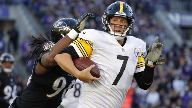 Quarterback Ben Roethlisberger #7 of the Pittsburgh Steelers. Picture: Getty Images