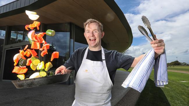 Point Leo Estate's head chef Phil Wood will create an abbreviated menu when the restaurant reopens on June 1. Picture: Alex Coppel