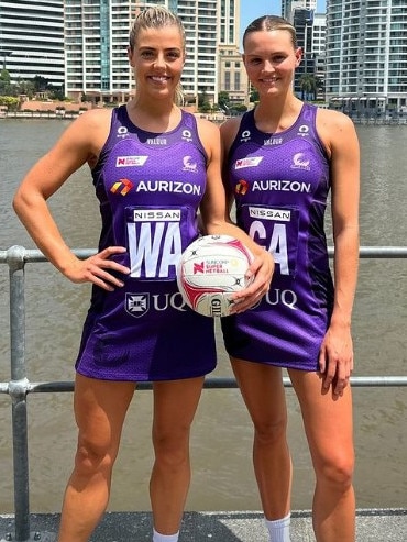 Lara Dunkley and Tippah Dwan have signed on with the Firebirds. Photo: Instagram.