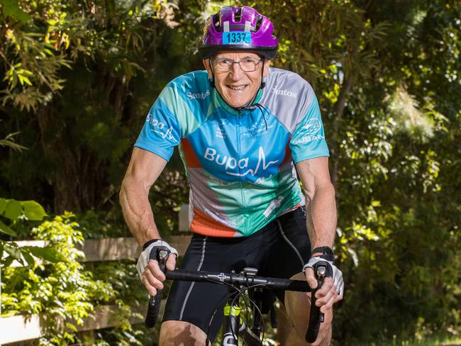 Tim Kaethner is riding in the Bupa Tour Challenge as part of a 12-man team aiming to raise $20,000 for Zak Robertson, who was paralysed after a kite surfing accident.