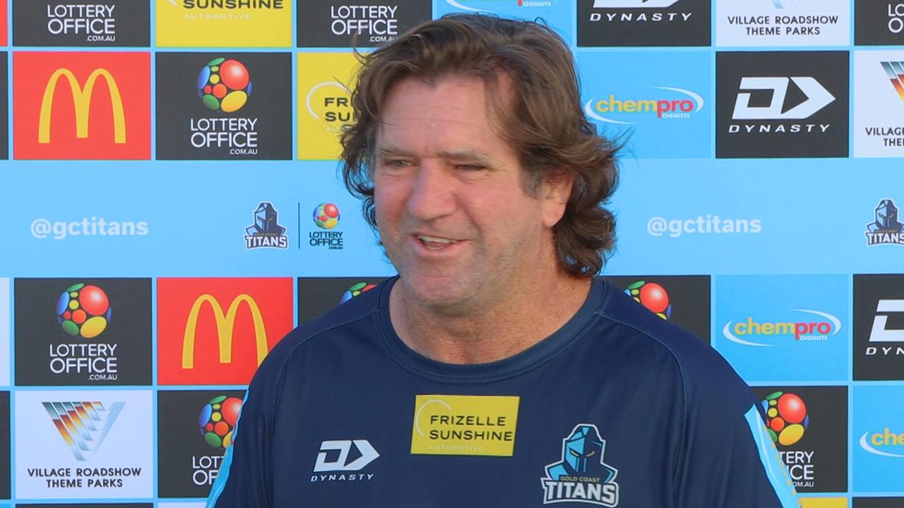 Des Hasler laughed off his feud with Ricky Stuart.