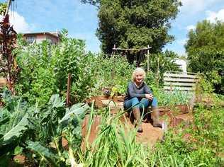 Elaine Wood at her "sustainable sanctuary" in Dunoon. Photo Contributed. Picture: Contributed