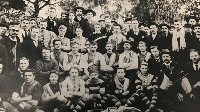 Mitcham's 1904 premiership team. Picture: Supplied