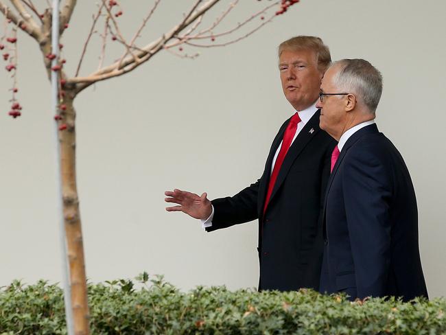 Turnbull said: “Where Trump is chaotic, (Chinese leader Xi Jinping) will be consistent,” which naturally infuriated the US President. Picture: Nathan Edwards