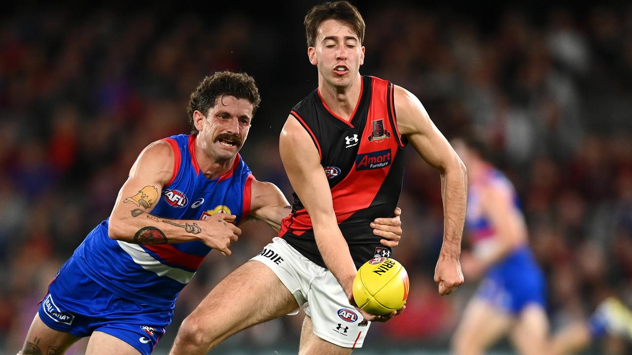 First-year Bomber Nic Martin was again one of Essendon’s standouts.