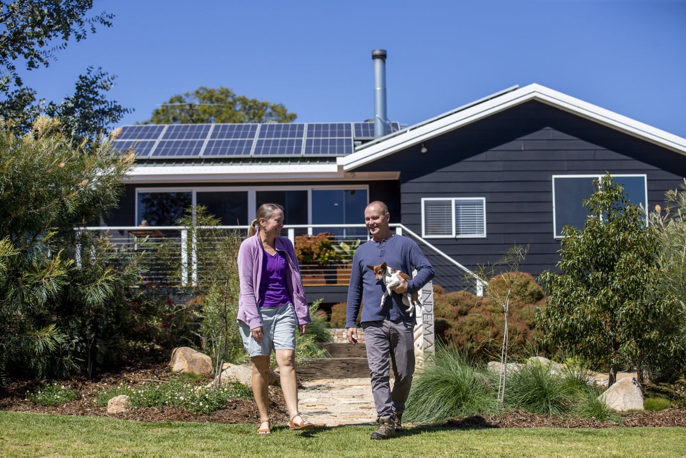 Garden For Good. Richard and Ann-Maree Lindeman. Picture: Sarah Marshall