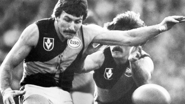 Mick Malthouse in action for Richmond in 1982.