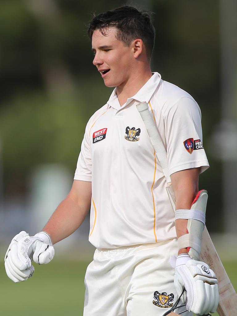 Premier Cricket | Glenelg’s Jake Winter makes big century | The Advertiser