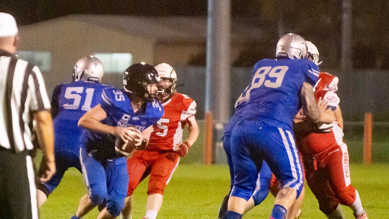 Mackay Gridiron vs Townsville Cyclones at West Tiger Park Walkerston. Saturday 20 January 2024 Picture:Michaela Harlow