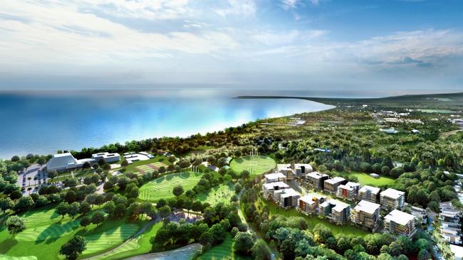 Concept art for the Blake St development in The Gardens, Darwin. Picture: ARCHIDIOM