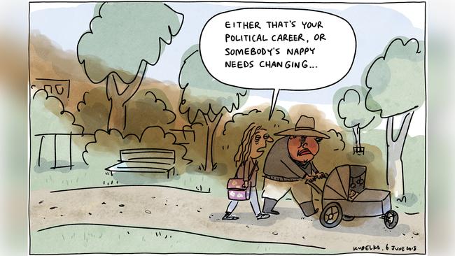 Jon Kudelka letters page cartoon for 06-06-2018Version: Letters Cartoon  (1280x720 - Aspect ratio preserved, Canvas added)COPYRIGHT: The Australian's artists each have different copyright agreements in place regarding re-use of their work in other publications.Please seek advice from the artists themselves or the Managing Editor of The Australian regarding re-use.