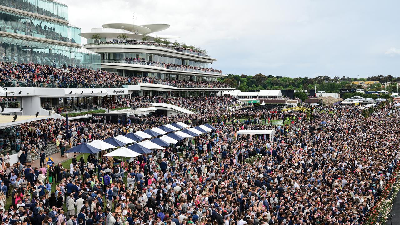 The crowd at last year’s Melbourne Cup.