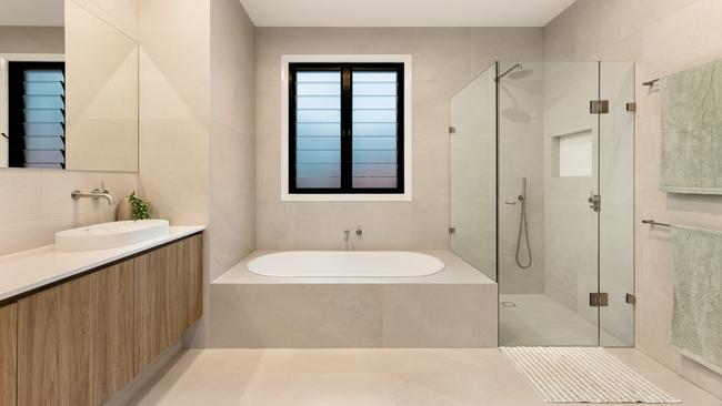 High spec fittings, frameless showers and soak tubs add to the luxury feel.