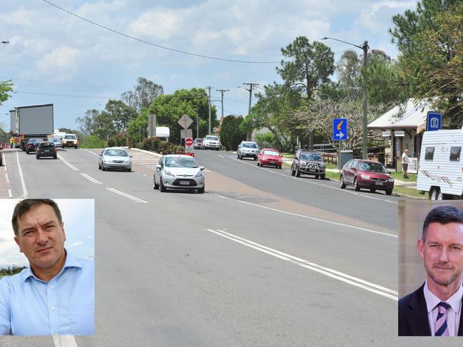 Wide Bay MP Llew O'Brien and Queensland's Minister for Roads and Transport Mark Bailey have exchanged words over the proposed Tiaro bypass this week.