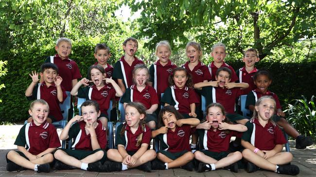 Worongary SS MFY - Class B. PREP B BACK ROW (L-R): Hudson low, Casey Cotton, Carlos Bolz-Brown, Amelia Walker, Ivy White, Chelsea Layton, Charlie Cotton MIDDLE ROW (L-R): Mikael Martinez, Elyssa Rennie, Chloe Galway, Thea Broadbent, Luke Schofield, Kitiana Mataitoga FRONT ROW (L-R): William Kaye, Bradley Williams, Madeline Smith, Lana Momose, Jane Williams, Skyla Schultz Photograph : Jason O'Brien