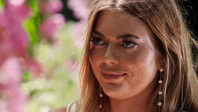 Jacqui calls him a red flag. Picture: Nine Network/MAFS