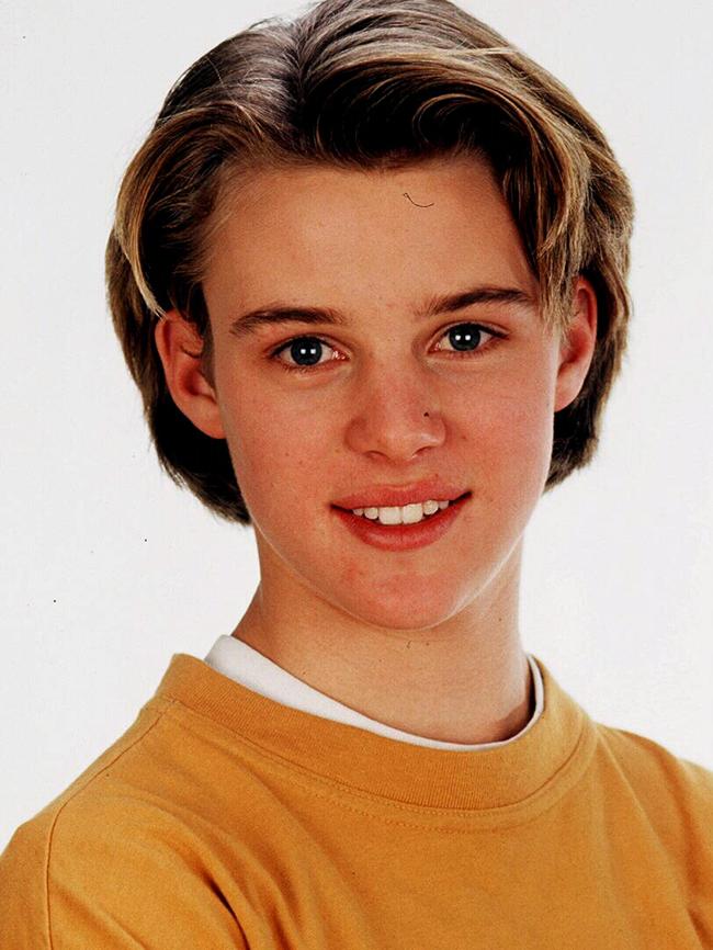 Jesse Spencer, aged 15, in Neighbours.