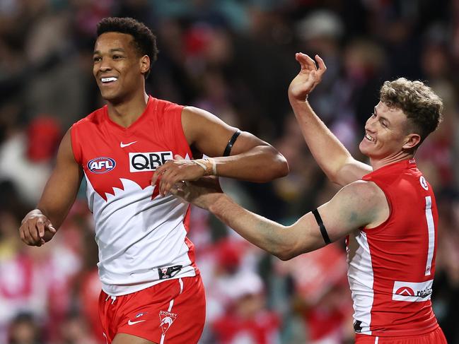 The Swans have locked down Joel Amartey until the end of 2026. Picture: Matt King/AFL Photos/via Getty Images