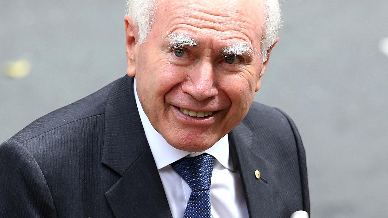 Former prime minister John Howard. Picture: AAP 