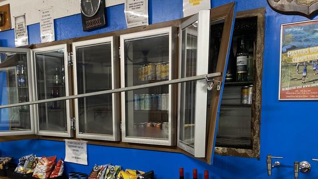 Heartless thieves broke into the Stratford Bowls Club and stole more than $500 of alcohol on New Year's Eve and caused considerable damage. Picture: Sharon Dunkley