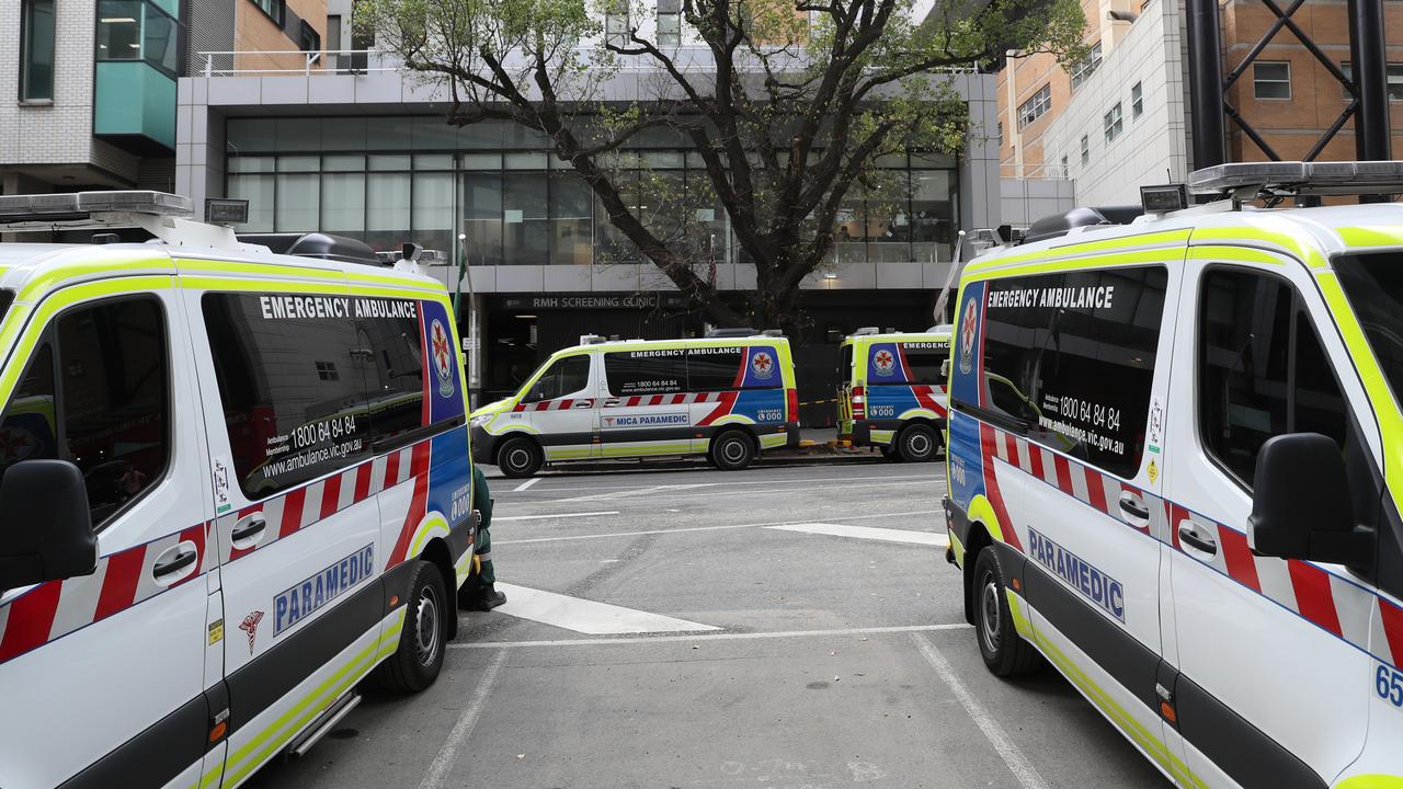 The patient died in Melbourne’s east on Wednesday. Picture: NCA NewsWire / David Crosling