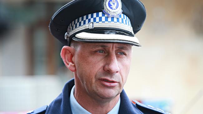 The mail on a growing crime: Leichhardt crime manager Detective Inspector Grant Watson.