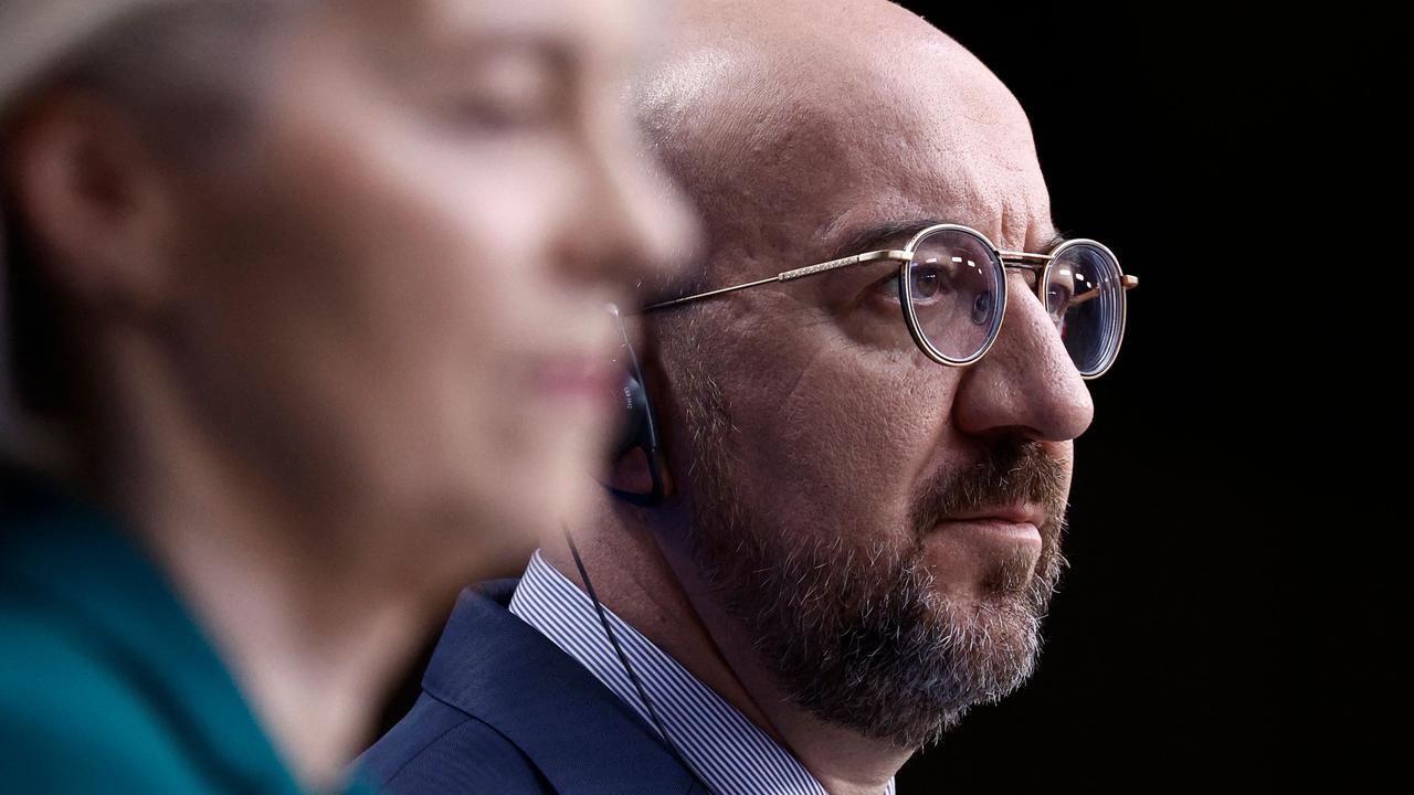 European Council President Charles Michel, warned that Europe could be next if Ukraine doesn’t get enough support to stop Russia. Picture: Kenzo Tribouillard / AFP