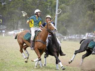 Australian player Will Weston in possession in a victory against the PAA Blue development team at Morgan Park. Weston is in the Australian team for the April 22-28 World Cup. Picture: Gerard Walsh