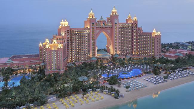 One of Rachid’s alleged victims wanted to stay at Dubai’s famous Atlantis The Palm. Picture: Supplied